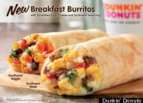 dunkin veggie burrito